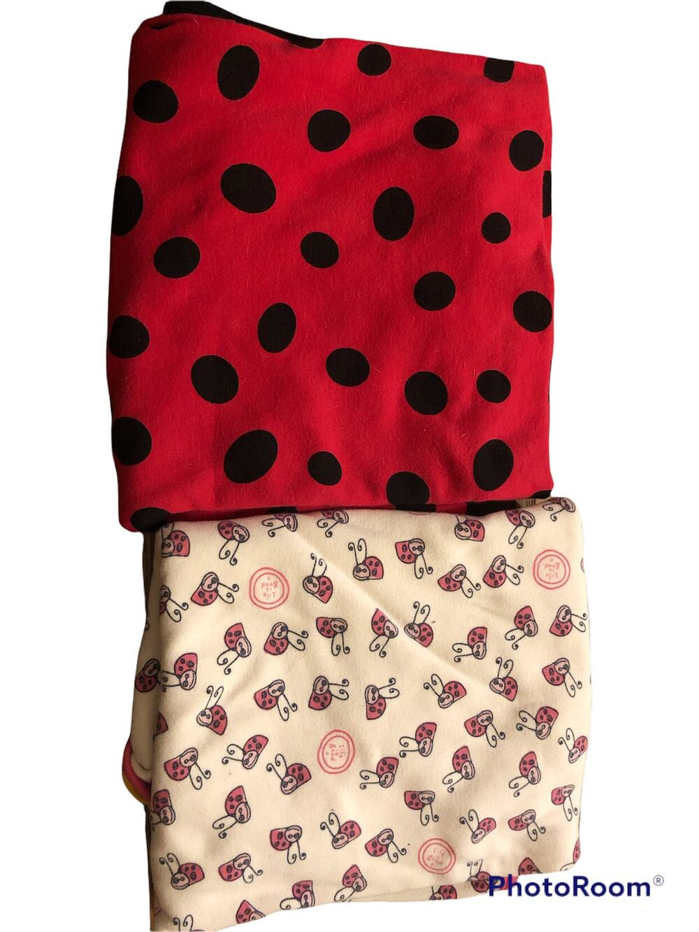 Sozo And Life Is Good Pink Red Ladybug Cotton Blankets
